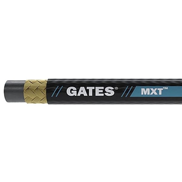 Gates MXT MEGASYS Wire Braid Hose, 138 in OD, 1 in ID, 50 ft L, 2400